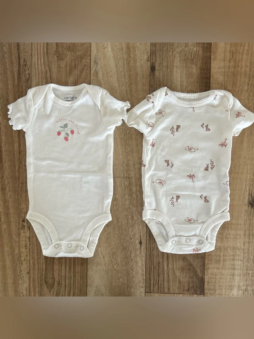 Carters girl onesie bodysuit bundle 0-3 mos